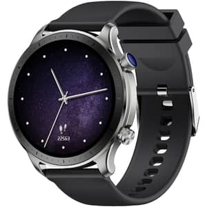 Riversong Motive 9 Pro Smartwatch with Titanium Finish & Health Monitoring - Silver
