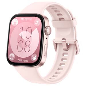 Huawei Watch Fit 3 - 46.2mm AMOLED Display, Fitness Tracking, Smartwatch, Pink