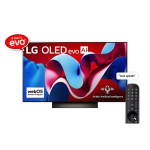LG 77 Inch OLED evo C4 4K Smart TV AI Magic remote Dolby Vision webOS24 (2024 Model)