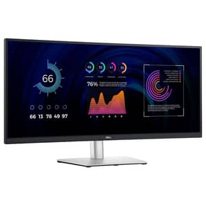 Dell Professional Monitor 34" Curved, WQHD , IPS Panel, Ergonomic Stand, 60 Hz, 5 ms (P3424WE)