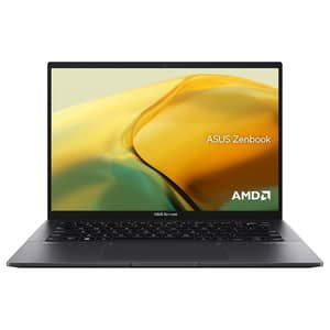 Asus Zenbook 14 OLED (2024) Laptop - AMD Ryzen 5-7430U / 14inch OLED / 512GB SSD / 8GB RAM / Shared AMD Radeon Graphics / Windows 11 Home / English & Arabic Keyboard / Jade Black / -