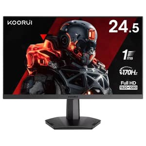 Koorui Gaming Monitor 25" Flat, FHD , IPS Panel, FreeSync, 165 Hz, 1 ms (25E3A)