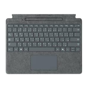 Microsoft Surface Pro English/Arabic Keyboard With Slim Pen Storage Platinum