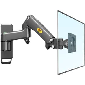 NB Full Motion Monitor Wall Mount Black