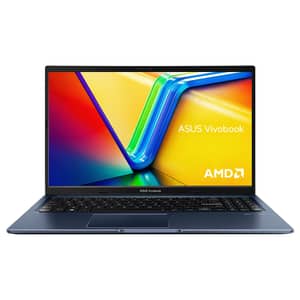 Asus Vivobook 15 (2024) Laptop - AMD Ryzen 7-7730U / 15.6inch FHD / 512GB SSD / 16GB RAM / Shared AMD Radeon Graphics / Windows 11 Home / English & Arabic Keyboard / Quiet Blue / Middle East Version - [M1502YA-NJ116W]