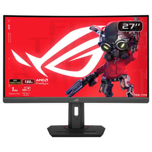Asus ROG Strix Gaming Monitor 27" Curved, QHD, Fast VA Panel, ELMB Sync, FreeSync, HDR, 180 Hz, 1 ms (GtG) (XG27WCS)