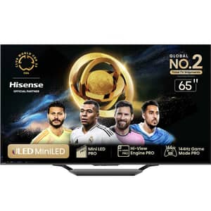 Hisense 65-inch U7 Series Mini-LED Pro ULED 4K Google TV with Hi-View Engine PRO AI, Dolby Vision IQ, 144Hz Game Mode Pro – 65U7N - 2024