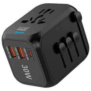 Xcell 1 Pc Travel Charger 30W Black