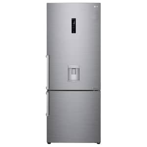 LG New Bottom Mount Refrigerator, Inverter Compressor, Multi AirFlow, Smart Diagnosis, Platinum Silver