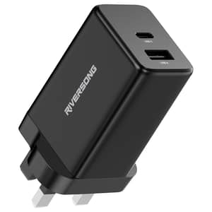 ريفرسونج شاحن PowerKub G65 Pro GaN السريع باللون الأسود