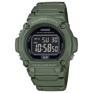 كاسيو W219HC3BVDF الساعة القياسية للرجال والنساء