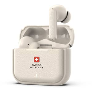Swiss Military Victor 75 Pro True Wireless Earbuds - Cream