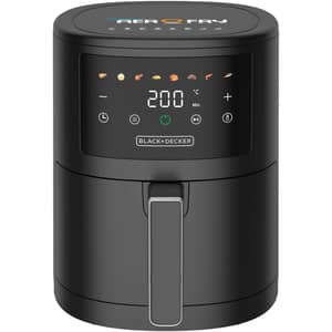 Black + Decker Digital Air Fryer 3.5 Liter 1500 Watt - Black - AF3500