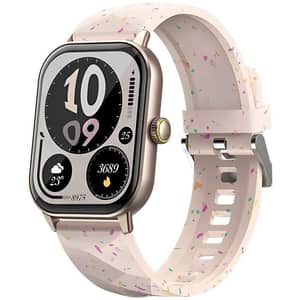 Oraimo 2.01 Inches Watch 5 Smartwatch with Health Monitoring - Berry Grey