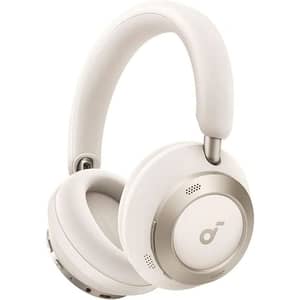 Anker Soundcore Space One Pro Wireless Noise Cancelling Over-Ear Headset, White - A3062H21
