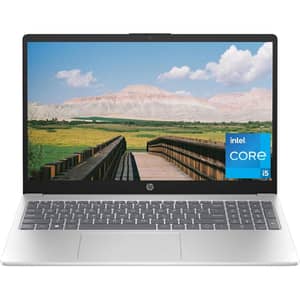 HP (2023) Laptop - 13th Gen / Intel Core i5-1334U / 15.6inch FHD / 512GB SSD / 8GB RAM / Shared Intel Iris Xe Graphics / Windows 11 Home / English Keyboard / Silver / International Version - [15-FD0012NR]