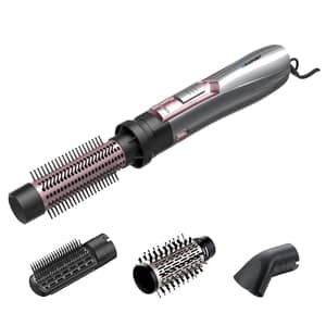 Blaupunkt 1200W Hot Air Brush With 4 Styling Attachments, Ionic Hair Styler For Drying Straightening Curling And Volumizing, 2 Heat Settings, Cool Air Mode, Lightweight Design For Frizz-Free Styling SAL514