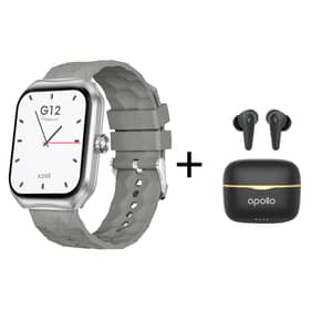 Xcell Watch G12 Smartwatch Grey + Apollo 7 Earbuds