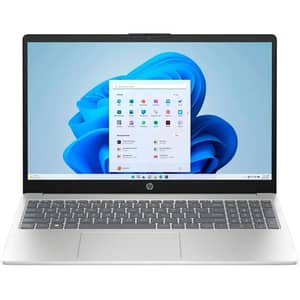 HP (2022) Laptop - 12th Gen / Intel Core i5-1235U / 15.6inch HD / 512GB SSD / 8GB RAM / Shared Intel Iris Xe Graphics / Windows 11 Home / English Keyboard / Natural Silver / -
