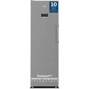 Beko 313L Upright Freezer, Single Door, No Frost, Titanium Inox - RFNE360X