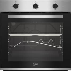 Beko 60cm Built-in Gas Oven, 72L, Mechanical Timer, A+ Rating, Stainless Steel - BBIGT22100XML