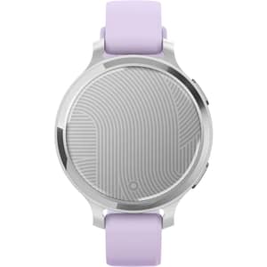 Garmin Lily 2 Active 33mm Monochrome Touch Display, Stylish Smartwatch, Silver with Purple Jasmine Band