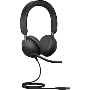Jabra HSC131 Evolve2 40 Wired Over Ear Headset Black