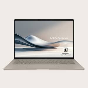 Asus ZenBook A14 (2025) Laptop - Snapdragon X X1 26 100 / 14inch WUXGA / 1TB SSD / 16GB RAM / Shared Qualcomm Adreno GPU / Windows 11 Home / English & Arabic Keyboard / Zabriskie Beige / Middle East Version - [UX3407QA-QD180W]