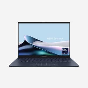 Asus Zenbook 14 (2025) Ultrabook - 2nd Series / Intel Core Ultra 7-255H / 14inch 3K / 1TB SSD / 16GB RAM / Shared Intel Arc Graphics / Windows 11 Home / English & Arabic Keyboard / Ponder Blue / Middle East Version - [UX3405CA-PZ052W]