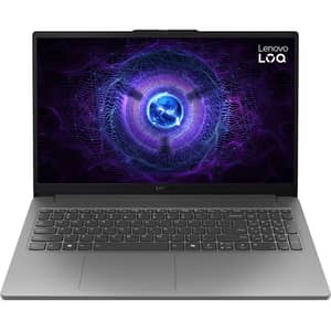 لينوفو LOQ 15IAX9E (2025)، معالج إنتل كور i7-12650HX من الجيل 12، شاشة 15.6 بوصة FHD، (512 جيجابايت، 16 جيجابايت)، كرت شاشة نفيديا جيفورس RTX 4050 سعة 6 جيجابايت، ويندوز 11 هوم، لوحة مفاتيح إنجليزية وعربية، لون رمادي، إصدار الشرق الأوسط [83LK001MAD]