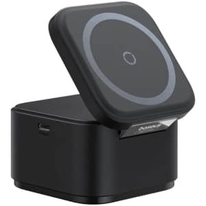 Baseus 2-In-1 Mag Pro Wireless Charger Black