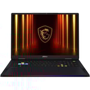MSI Raider A18 HX Gaming (2025) Laptop - AMD Ryzen 9-9955HX3D / 18inch UHD / 2TB SSD / 64GB RAM / 16GB NVIDIA GeForce RTX 5080 Graphics / Windows 11 Home / English & Arabic Keyboard / Core Black / Middle East Version - [A9WIG]