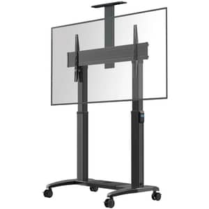 NB Ergonomic Motorized TV Floor Stand Black
