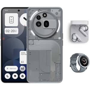 Nothing Phone (3a) Pro 5G 256GB 12GB RAM Grey Dual Sim + Buds + Watch Pro