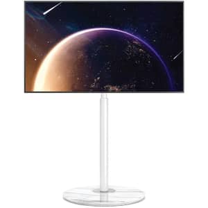 Swivel Floor TV Stand For 32"-65" TV, VESA 400x400 mm, White - TF1201MAW