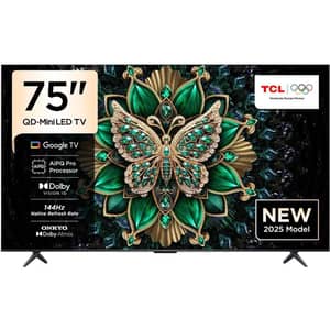 TCL 75inch C6K 4K QD Mini LED Google Television (2025 Model)