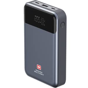 Swiss Military Power Bank 20000mAh Grey SM-PB-20K