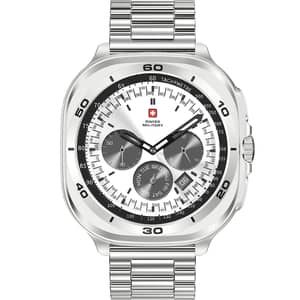 Swiss Military DOM 7 Smartwatch Silver - SM-WCH-DOM7-SILF-SILSTL