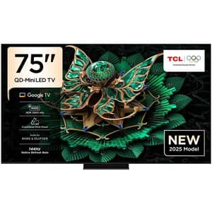 TCL 75inch C7K 4K QD Mini LED Google Television (2025 Model)