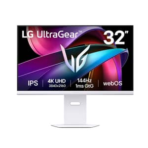 LG Ultra Gear Gaming Monitor 32" Flat, UHD 4K , IPS Panel, HDR400, 144 Hz, 1 ms, G-Sync, AI Smart, webOS (32G810SA-W)