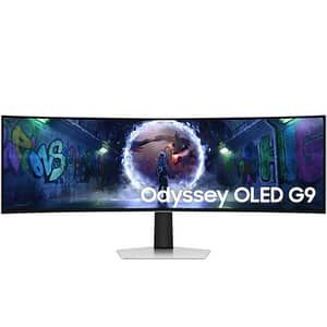Samsung Odyssey Gaming Monitor G9 49" Curved,DQHD,OLED,240HZ,0.03MS,HDR10+,GLARE FREE (LS49DG932SMXUE)