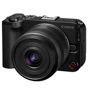 Canon EOS R50 4K / 24.2MP APS-C Mirrorless Digital Camera with RF-S 14-30mm F4-6.3 IS STM PZ Lens -Black