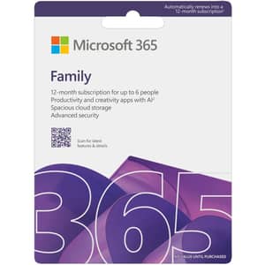 Microsoft Office M365 Family 12 months Renewal