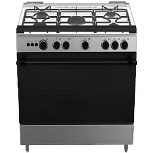 Best BST9060FSC2 90x60cm Free Standing Gas Cooker with 5 Burners, Stainless Steel