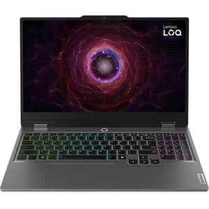 Lenovo LOQ 15ARP9 Gaming (2025) Laptop - AMD Ryzen 5-7235HS / 15.6inch FHD / 512GB SSD / 24GB RAM / 6GB NVIDIA GeForce RTX 3050 Graphics / Windows 11 Home / English & Arabic Keyboard / Arctic Grey / Middle East Version - [83JC009KAX]