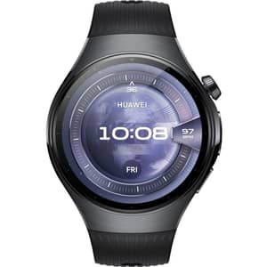 Huawei Watch 5 - 46 mm AMOLED Display, Dual‑Band GNSS & Wireless SuperCharge Smartwatch, Black