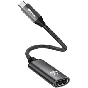 Green Lion USB-C To HDMI Adapter 20cm Black - GN4KCTHDMIBK