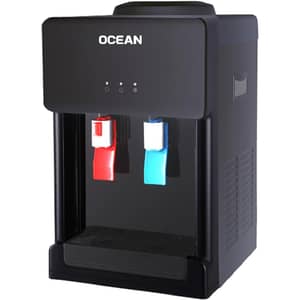 Ocean Desk-Top Water Dispenser , 2 Taps, Black - OCMWDT 224