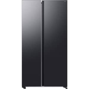 Samsung Side By Side Refrigerator 418L Black - RS70F65QDFKW 