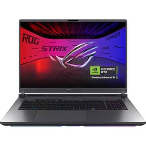 Asus ROG Strix G18 Gaming (2025) Laptop - 14th Gen / Intel Core i9-14900HX / 18inch 2.5K / 1TB SSD / 32GB RAM / 8GB NVIDIA GeForce RTX 5070 Graphics / Windows 11 Home / English & Arabic Keyboard / Eclipse Grey / -